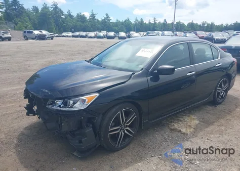 2017 Honda Accord Sport из США, поврежденный, VIN 1HGCR2F54HA281681